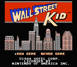 Wall Street Kid title screenshot